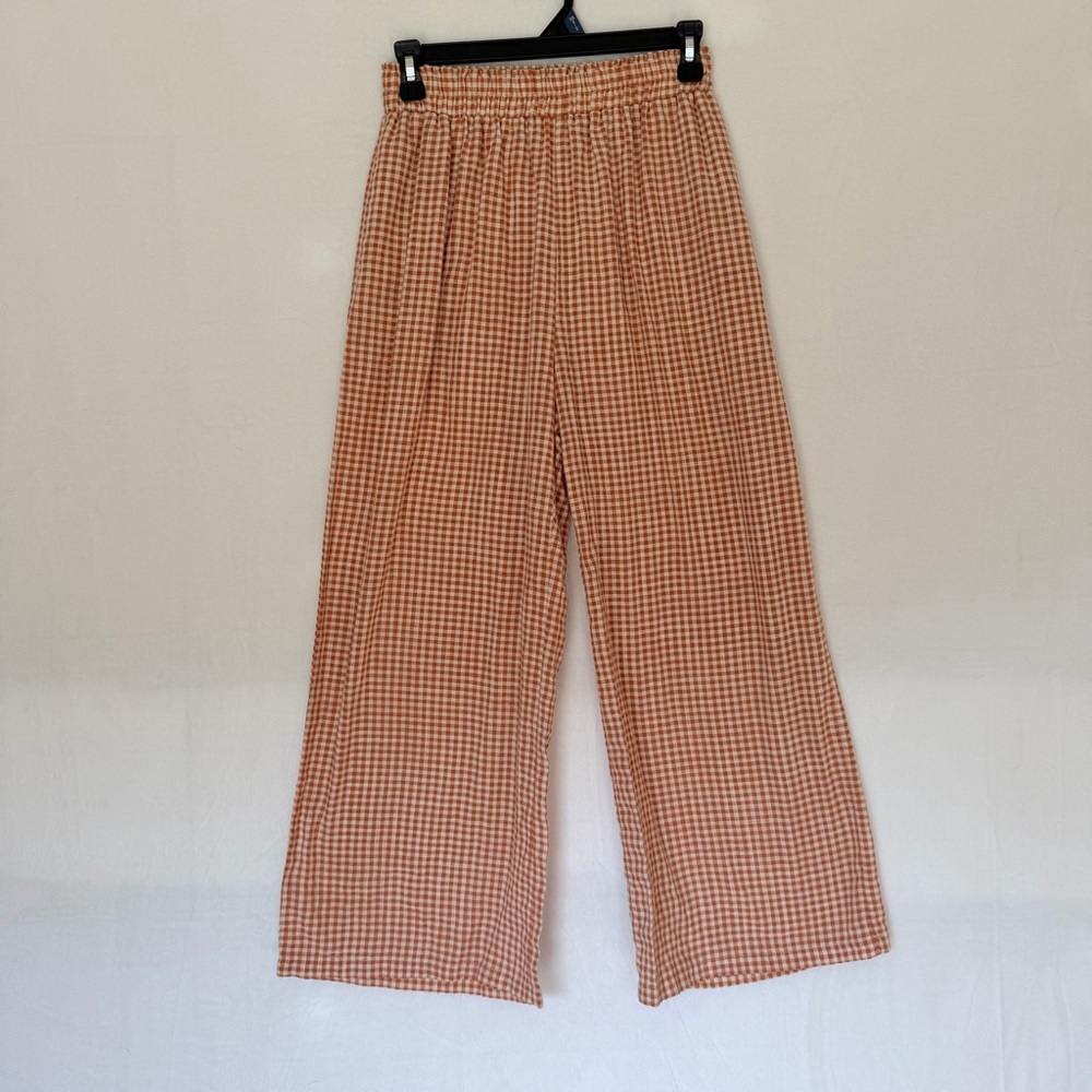 Proche Gingham Checkered Pants S